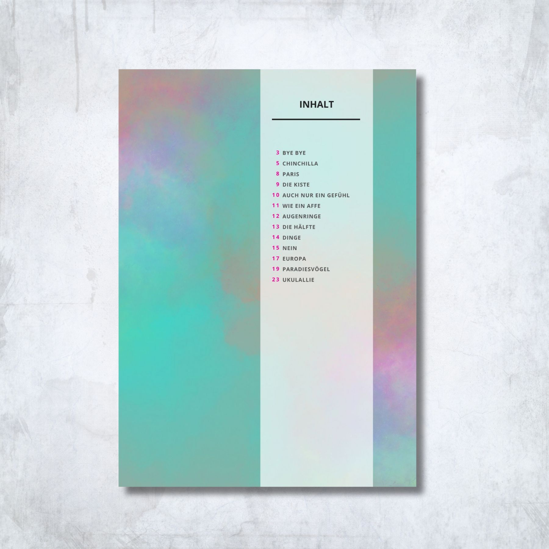 Thumbnail 2 von  Songbook zu „Paradiesvogel“